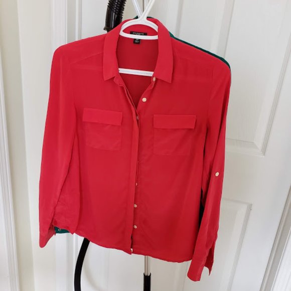 2 Silk Blouses - Ann Taylor - Picture 4 of 4